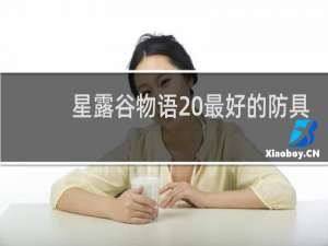 星露谷物语 最好的防具