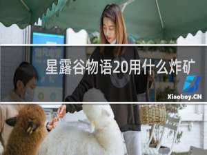 星露谷物语 用什么炸矿