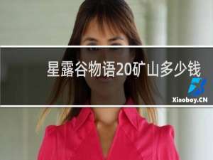 星露谷物语 矿山多少钱