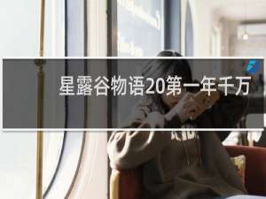 星露谷物语 第一年千万