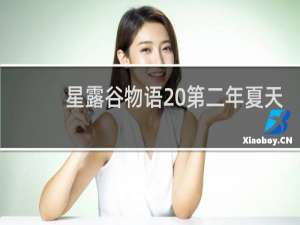 星露谷物语 第二年夏天