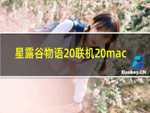 星露谷物语 联机 mac