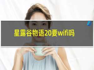 星露谷物语 要wifi吗