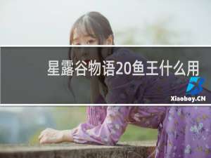 星露谷物语 鱼王什么用