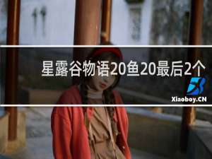 星露谷物语 鱼 最后2个