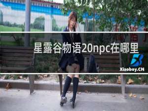 星露谷物语 npc在哪里