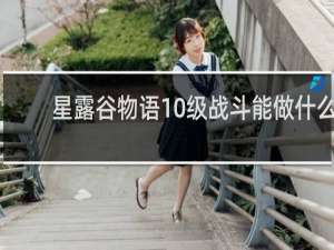 星露谷物语10级战斗能做什么