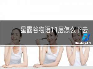 星露谷物语11层怎么下去