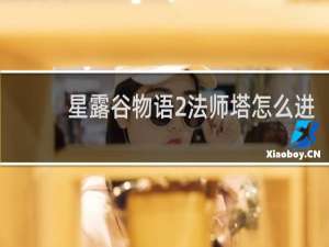 星露谷物语2法师塔怎么进