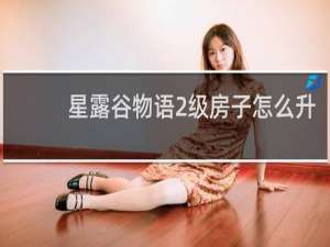星露谷物语2级房子怎么升