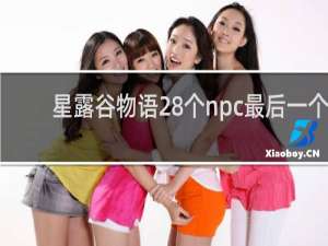 星露谷物语28个npc最后一个