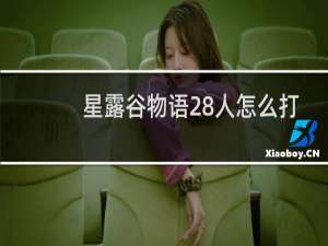 星露谷物语28人怎么打