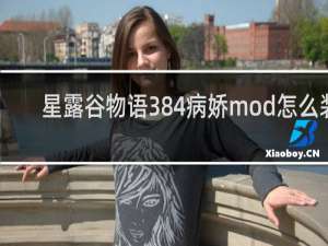 星露谷物语384病娇mod怎么装