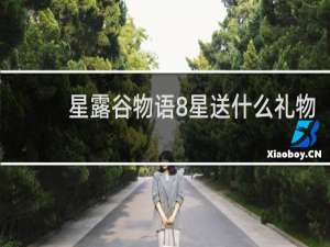 星露谷物语8星送什么礼物
