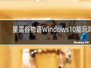 星露谷物语Windows10能玩吗