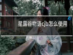 星露谷物语cjb怎么使用