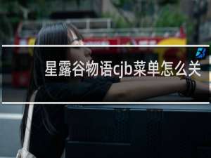 星露谷物语cjb菜单怎么关