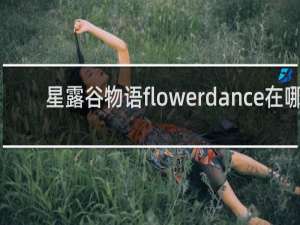 星露谷物语flowerdance在哪