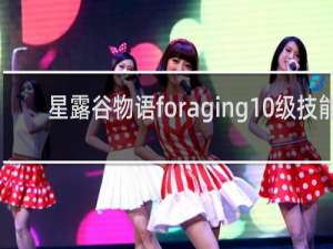 星露谷物语foraging10级技能