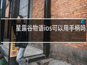 星露谷物语ios可以用手柄吗