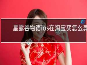 星露谷物语ios在淘宝买怎么弄