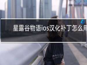 星露谷物语ios汉化补丁怎么用
