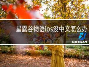 星露谷物语ios没中文怎么办