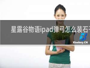 星露谷物语ipad弹弓怎么装石子