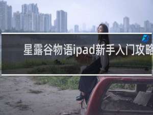 星露谷物语ipad新手入门攻略