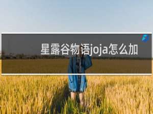 星露谷物语joja怎么加