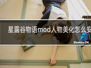 星露谷物语mod人物美化怎么安装