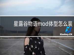 星露谷物语mod体型怎么装