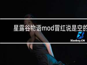 星露谷物语mod冒红说是空的