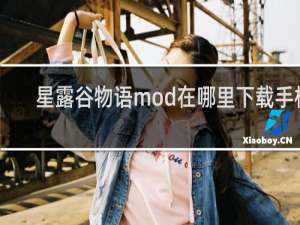 星露谷物语mod在哪里下载手机
