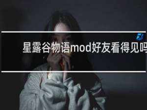 星露谷物语mod好友看得见吗