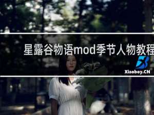 星露谷物语mod季节人物教程