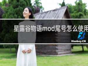 星露谷物语mod尾号怎么使用