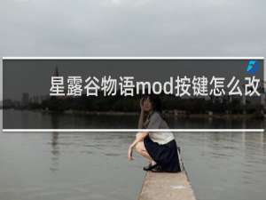 星露谷物语mod按键怎么改
