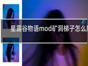 星露谷物语mod矿洞梯子怎么爬