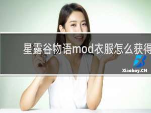 星露谷物语mod衣服怎么获得