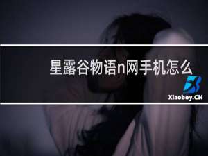 星露谷物语n网手机怎么