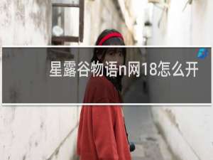星露谷物语n网18怎么开