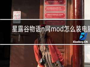 星露谷物语n网mod怎么装电脑