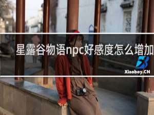 星露谷物语npc好感度怎么增加的