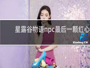 星露谷物语npc最后一颗红心