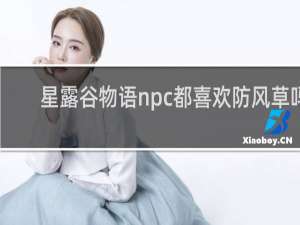 星露谷物语npc都喜欢防风草吗