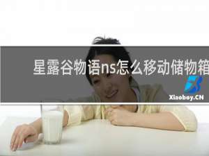 星露谷物语ns怎么移动储物箱