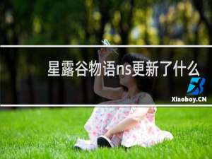 星露谷物语ns更新了什么