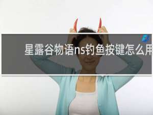 星露谷物语ns钓鱼按键怎么用