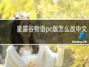 星露谷物语pc版怎么改中文